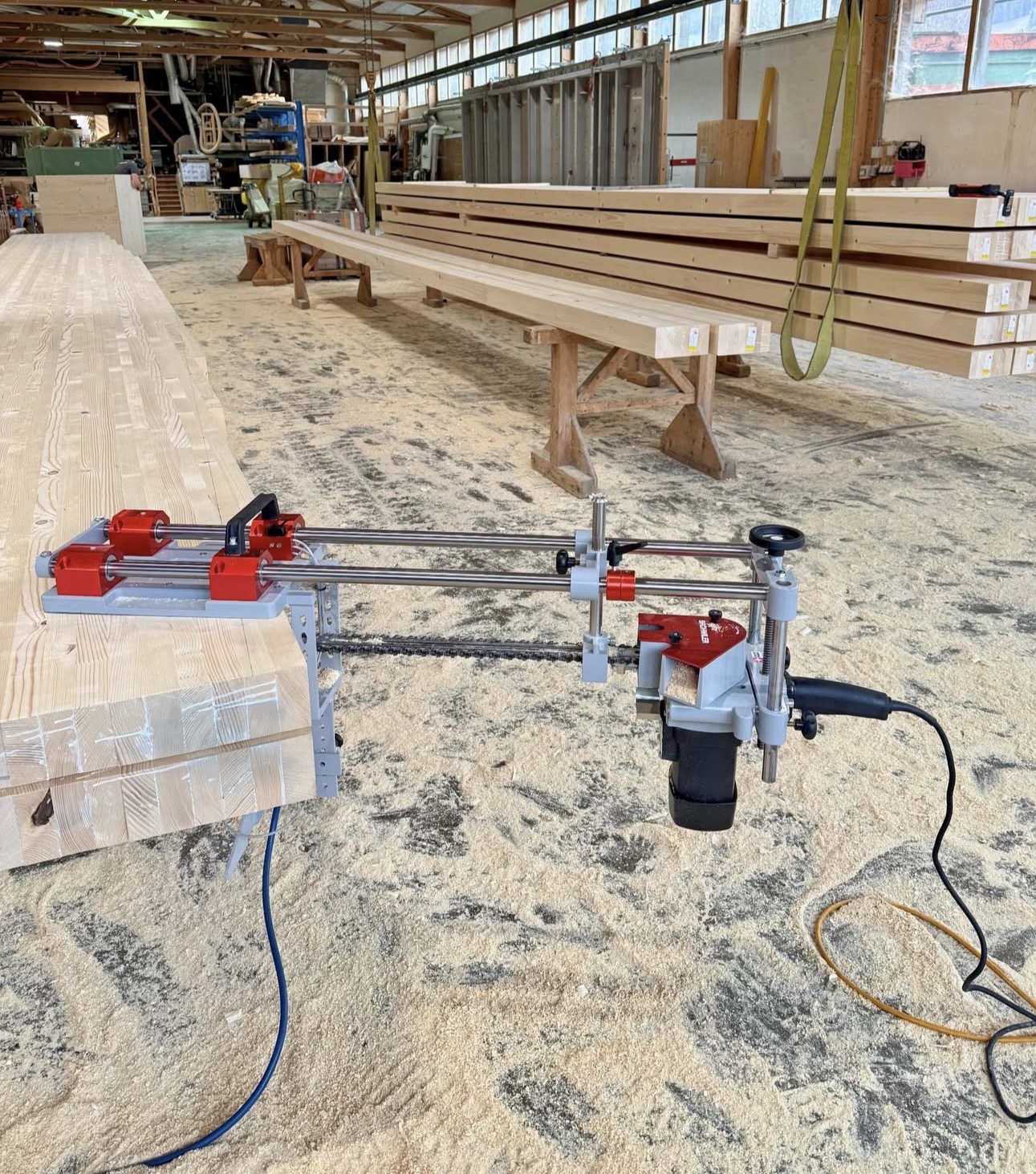 Tragbare Ketten-Nutenfräse für Holz – Foto 2