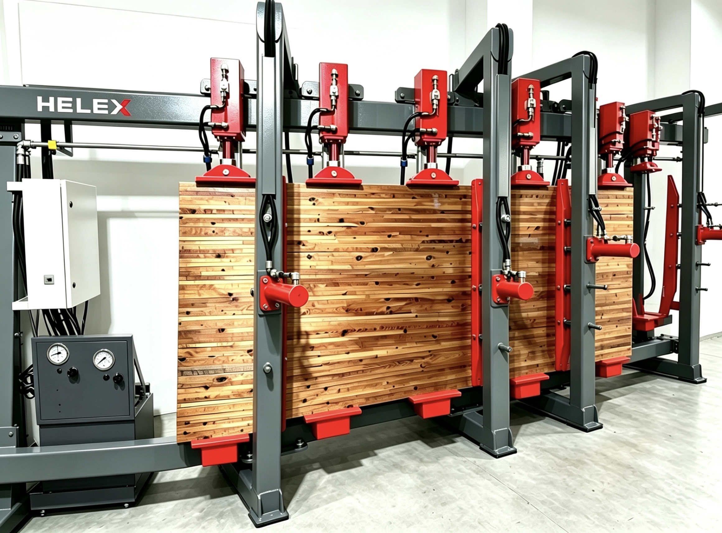 Holzlaminierpresse HE Helex – Foto 3