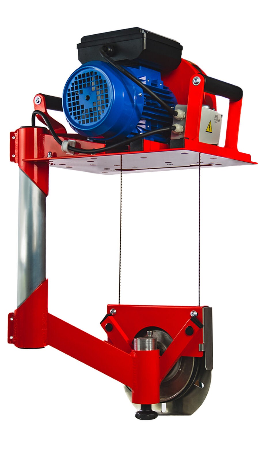 Fierăstrău electric manual cu bandă pentru lemn R290 — fotografia 5