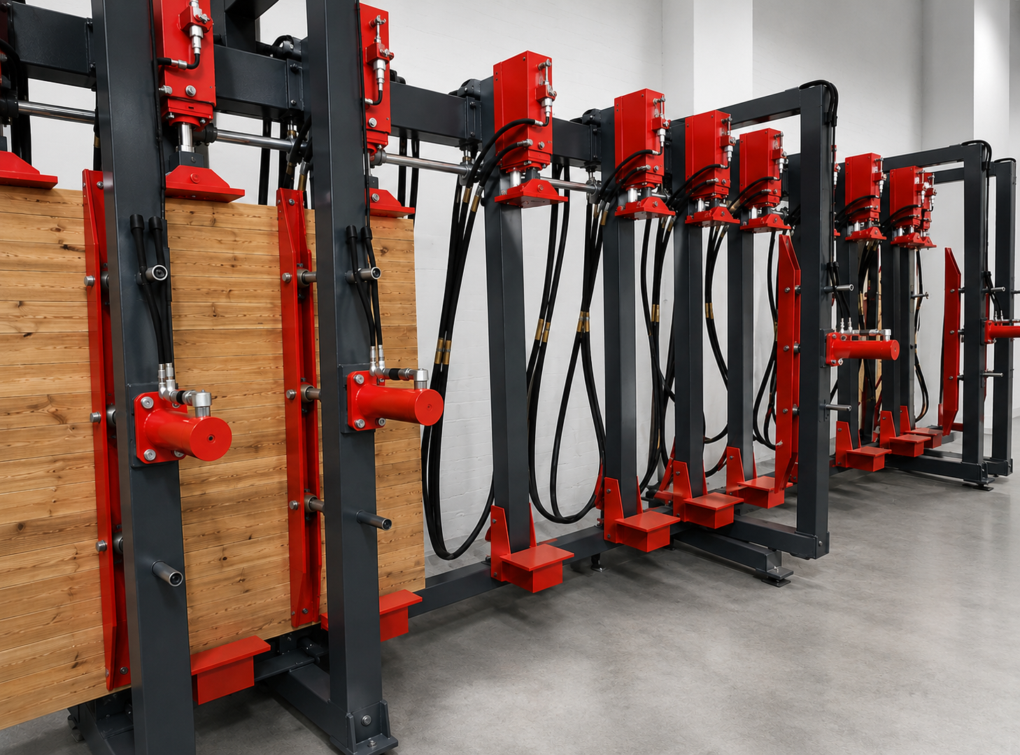 Holzlaminierpresse HE Helex – Foto 2