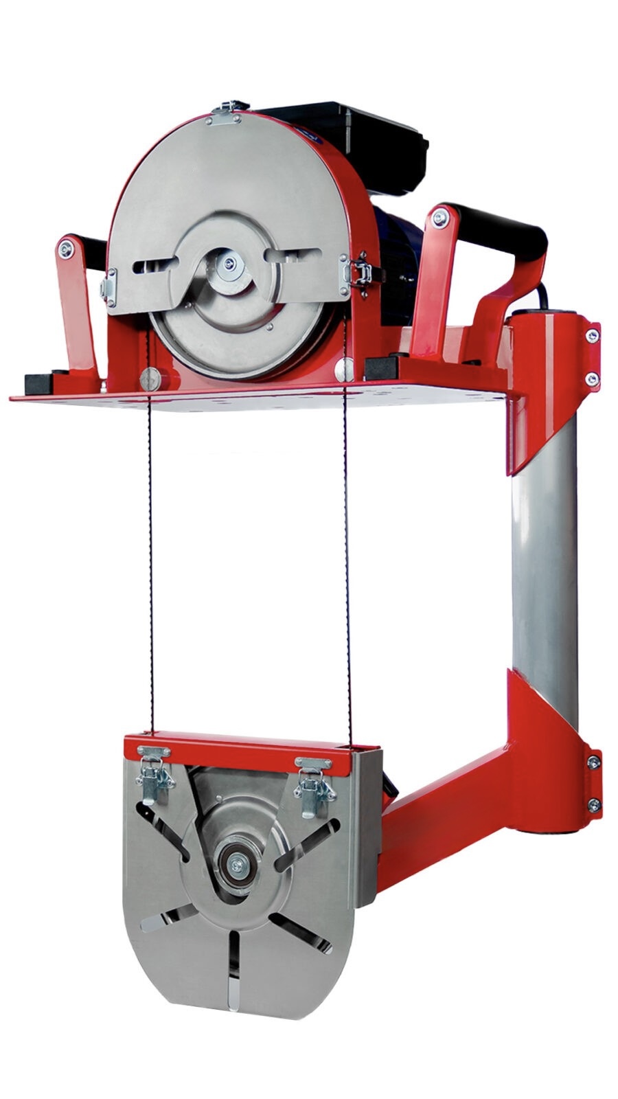 Fierăstrău electric manual cu bandă pentru lemn R290 — fotografia 2