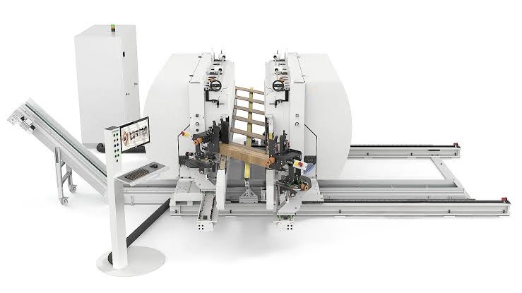 Automatic Lengthwise and Crosswise Top Lamella Processing Line