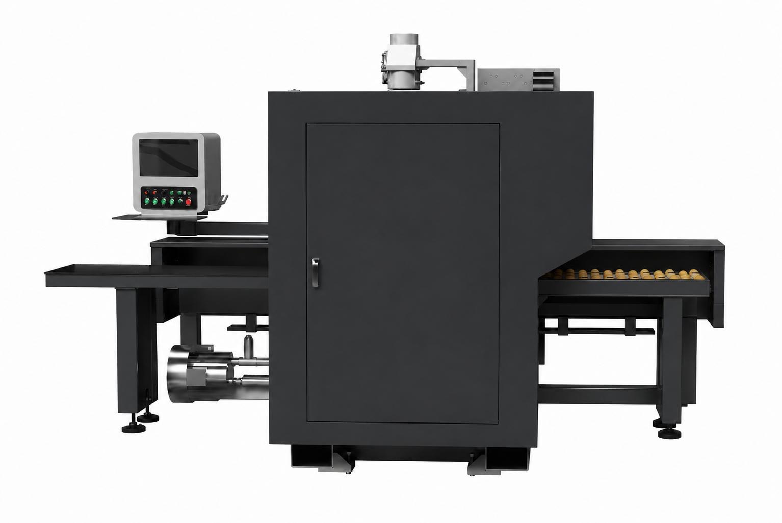 Side view CNC boring machine